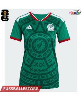 Günstige Mexiko Heimtrikot Damen WM 2026 Kurzarm